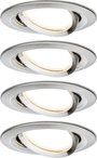 Paulmann Coin Slim LED-es beépíthető lámpa 4 részes készlet LED Fixen beépített LED-es 18 W Vas (mat bélyegkép