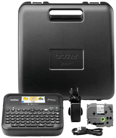 Brother P-touch D610BT Feliratozó készülék Alkalmas feliratozó szalag: TZe 3.5 mm, 6 mm, 9 mm, 12 mm 4. kép