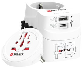 Skross 1.302473 Úti töltő PRO Light USB AC30PD World