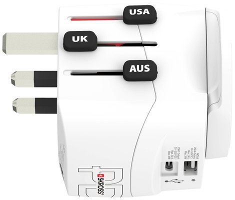 Skross 1.302473 Úti töltő PRO Light USB AC30PD World 2. kép