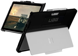 Urban Armor Gear Scout Handstrap Case Tablet tok Microsoft Surface Pro 9, Surface Pro 10 Book Cover 