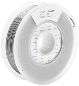 UltiMaker 227326 3D nyomtatószál PETG vegyileg ellenálló, hőálló 2.85 mm 750 g Ezüst 1 db