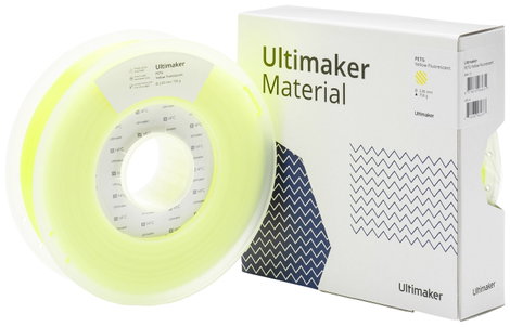 UltiMaker 227342 3D nyomtatószál PETG vegyileg ellenálló, hőálló 2.85 mm 750 g Sárga (átlátszó) 1 db 4. kép