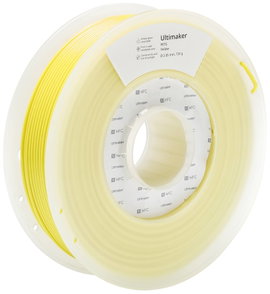 UltiMaker 227340 3D nyomtatószál PETG vegyileg ellenálló, hőálló 2.85 mm 750 g Sárga 1 db