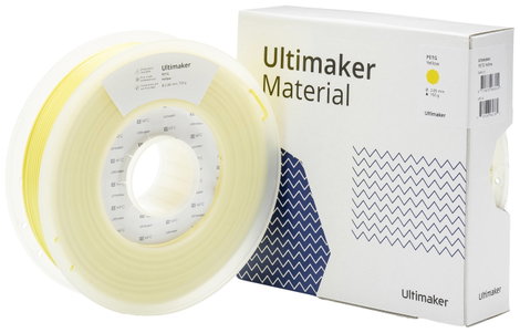 UltiMaker 227340 3D nyomtatószál PETG vegyileg ellenálló, hőálló 2.85 mm 750 g Sárga 1 db 4. kép
