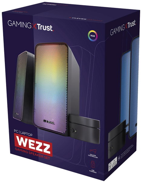 Trust GXT611 WEZZ Számítógép hangszóró Vezetékes Fekete 5. kép