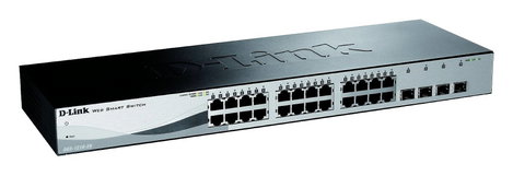 D-Link DGS-1210-28/E Hálózati switch, RJ45/SFP 24 + 4 Port 56 GBit/s 2. kép