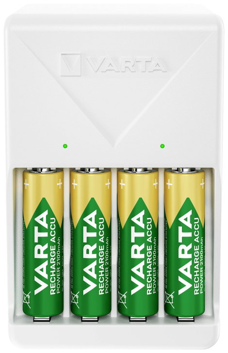 Varta Plug Charger 4x 56706 Hengeres akku töltő NiMH Mikro (AAA), Ceruza (AA) 5. kép