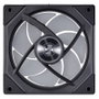 Lian Li Lian Li UNI FAN SL-INF - 120mm, schwarz Számítógépház ventilátor Fekete (Sz x Ma x Mé) 120 x 5. bélyegkép