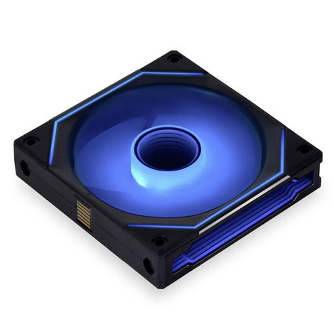 Lian Li Lian Li UNI FAN SL-INF - 120mm, schwarz Számítógépház ventilátor Fekete (Sz x Ma x Mé) 120 x 6. kép
