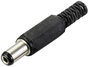 TRU COMPONENTS Kisfeszültségű csatlakozó Dugó, egyenes 5.5 mm 2.1 mm 1 db bélyegkép