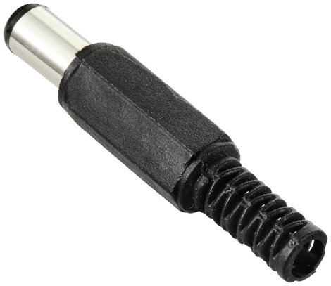 TRU COMPONENTS Kisfeszültségű csatlakozó Dugó, egyenes 5.5 mm 2.1 mm 1 db 2. kép