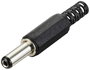 TRU COMPONENTS Kisáramú csatlakozó Dugó, egyenes 5.5 mm 2.1 mm 1 db bélyegkép