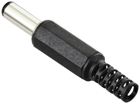 TRU COMPONENTS Kisáramú csatlakozó Dugó, egyenes 5.5 mm 2.1 mm 1 db 2. kép