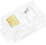 TRU COMPONENTS TRU Components 4P4C RJ10 moduláris csatlakozó TC-10336056 Dugó, egyenes Pólusszám 4P4 2. bélyegkép