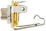 TRU COMPONENTS TC-10336004 Jack csatlakozó, 6,35 mm Alj, beépíthető, függőleges Pólusszám: 2 1 db 2. bélyegkép
