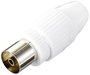 TRU COMPONENTS TC-10336032 Koax alj Csatlakozók: Koaxiális alj, IEC Ø (kábel tartóval): 7.8 mm 1 db 2. bélyegkép