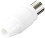 TRU COMPONENTS TC-10336032 Koax alj Csatlakozók: Koaxiális alj, IEC Ø (kábel tartóval): 7.8 mm 1 db 3. bélyegkép