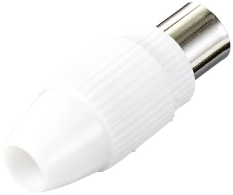 TRU COMPONENTS TC-10336032 Koax alj Csatlakozók: Koaxiális alj, IEC Ø (kábel tartóval): 7.8 mm 1 db 3. kép