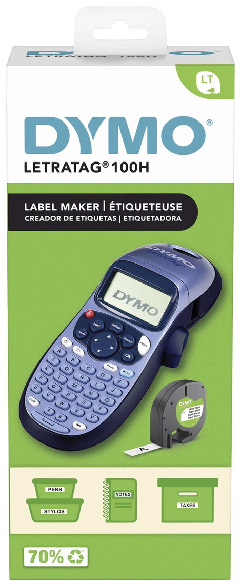 DYMO LetraTag LT-100H Feliratozó készülék Alkalmas feliratozó szalag: LT 12 mm 2. kép