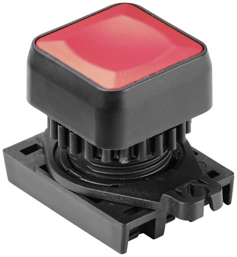 TRU COMPONENTS TC-10344016 S2PRS-P1R Nyomógomb négyszögletes Piros 1 db