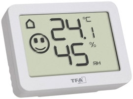 TFA Dostmann 30.5055.02 Hőmérséklet- és légnedvesség mérő Fehér