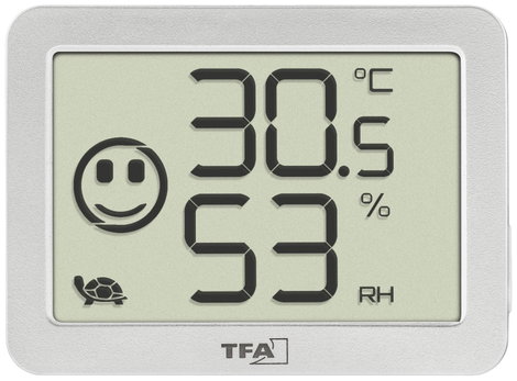 TFA Dostmann 30.5055.02 Hőmérséklet- és légnedvesség mérő Fehér 5. kép