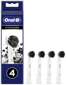 Oral-B Head 4-pack Pure Clean Feltűzhető fogkefe elektromos fogkeféhez 4 db Fehér