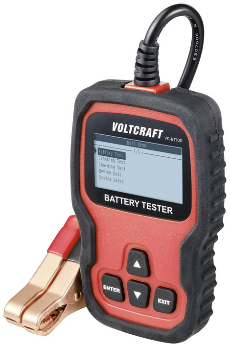 Ólomakkumulátor teszter 12/24 V, VOLTCRAFT VC-BT100 2. kép