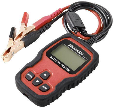 Ólomakkumulátor teszter 12/24 V, VOLTCRAFT VC-BT100 3. kép