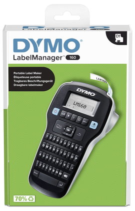DYMO LabelManager 160 QWERTY Feliratozó készülék 6 mm, 9 mm, 12 mm