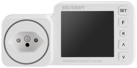 VOLTCRAFT SEM5000 CH Energiafogyasztás mérő Költség előrejelzés, Riasztó funkció, Beállítható áramta 6. kép