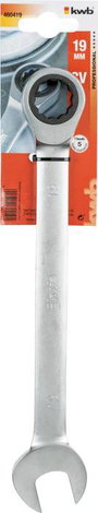 kwb 460419 Kettős racsnis gyűrűskulcs 1 db 19 mm bélyegkép