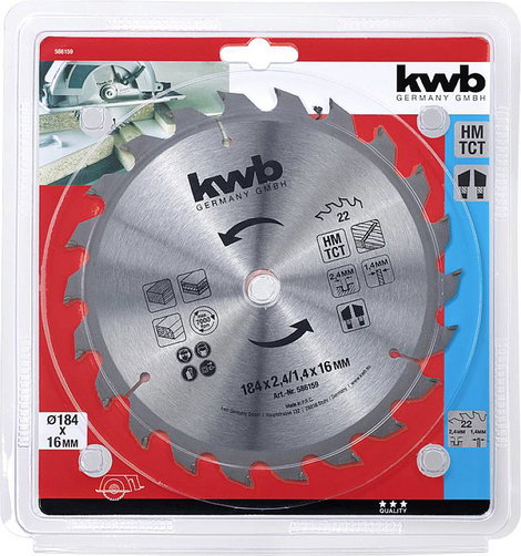 kwb 586159 Körfűrészlap 184 x 16 mm 1 db 2. kép