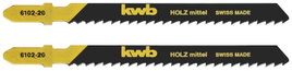 kwb 610220 Szúrófűrészlapok, famegmunkálás, speciális szúrófog, HCS, 2 x közepes 2 db
