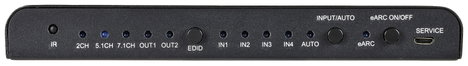 SpeaKa Professional SP-HDA-550 4 port HDMI switch ARC (Audio Return Channel) 4096 x 2160 pixel 3. kép
