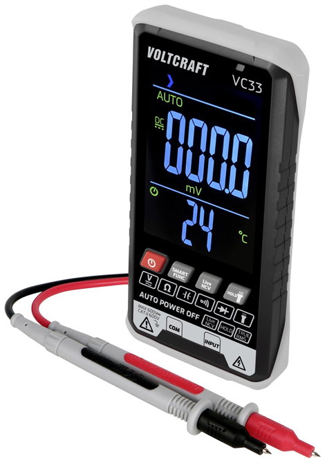 Digitális kézi multiméter, 5999 digit, CAT III 600 V, Voltcraft VC33 11. kép
