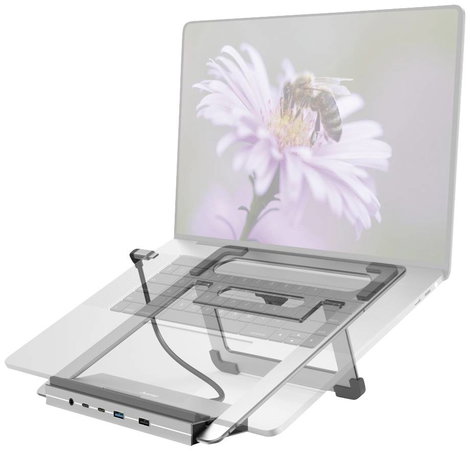 Hama Notebook dokkoló állomás Connect2Office Stand Alkalmas (márka): univerzálny USB-C® tápellátás 4. kép