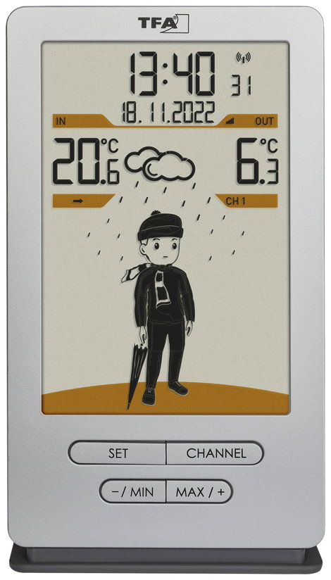 Vezeték nélküli időjárásjelző állomás, TFA Dostmann Weather Jack 35.1166.54 2. kép