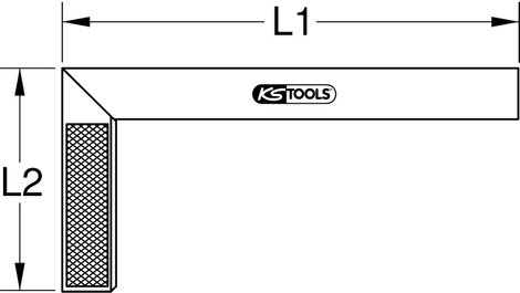 KS Tools 300.0220 3000220 Asztalos derékszög 5. kép