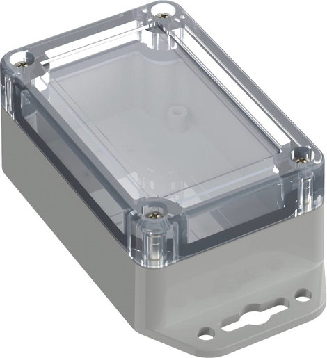 TRU COMPONENTS TC-10860436 Peremes ház ABS-PC Élénk szürke 1 db