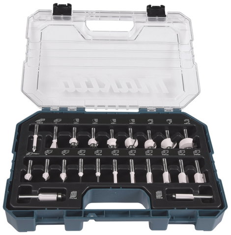Makita D-74778 Maró készlet Szár átmérő 8 mm 22 részes 4. kép