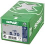 SPAX 191010500703 Facsavar 5 mm 70 mm Torx, E TORX Acél Galvanikusan cinkezett 100 db 4. bélyegkép