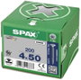 SPAX SPAX Seko-T 1191010400503 Facsavar 4 mm 50 mm Torx, E TORX Acél Galvanikusan cinkezett 200 db 4. bélyegkép