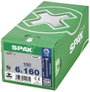 SPAX SPAX Seko-T-Tg 191010601605 Facsavar 6 mm 160 mm Torx, E TORX Acél Galvanikusan cinkezett 100 d 3. bélyegkép