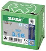 SPAX SPAX Seko-T 1197000300163 Facsavar 3 mm 16 mm Torx, E TORX 88091 Nemesacél V2A Rozsdamentes 200 3. bélyegkép