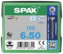 SPAX SPAX Seko-T 1197000600503 Facsavar 6 mm 50 mm Torx, E TORX 88091 Nemesacél V2A Rozsdamentes 100 4. bélyegkép