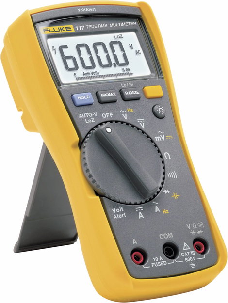 Fluke 117 Kézi multiméter Kalibrált (ISO) digitális CAT III 600 V Kijelző (digitek): 6000 2. kép