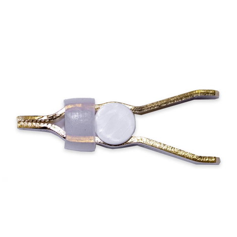 Mueller Electric BU-78K Kelvin kapocs Arany Csíptetési tartomány (max.): 12 mm Hossz: 57.90 mm 1 db