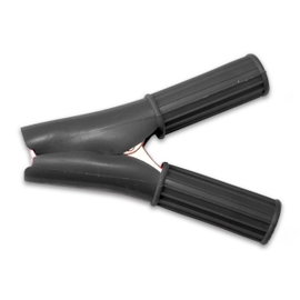 Mueller Electric BU-46A-0L Mini akkukapocs Acél, Fekete Csíptetési tartomány (max.): 29 mm Hossz: 74